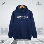 Premium Essential Hoodie Navy