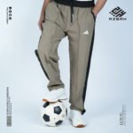 Premium panel trouser-Black & brown - Image 3