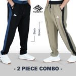 Premium panel trouser-Black & brown