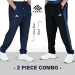 Premium panel trouser-Navy & black